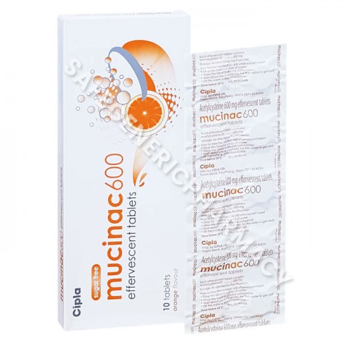 Buy Mucinac 600mg tablet (Acetylcysteine) Online At Cheapest price From SGP